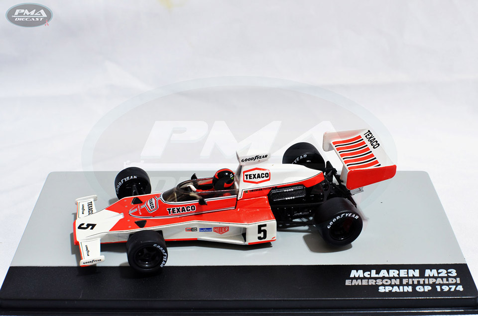 EMERSON FITTIPALDI 1974 MCLAREN M23 1:43